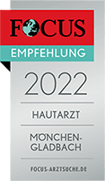 Focus Empfehlung 2022: Hautarzt Mönchengladbach